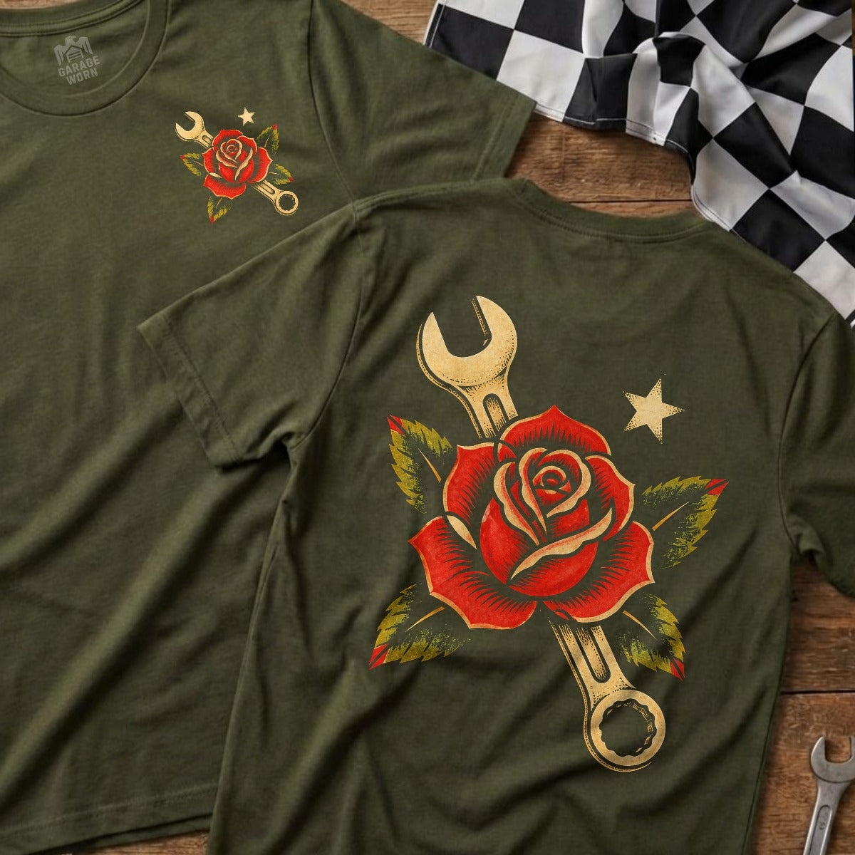 Military Green | Front & Back