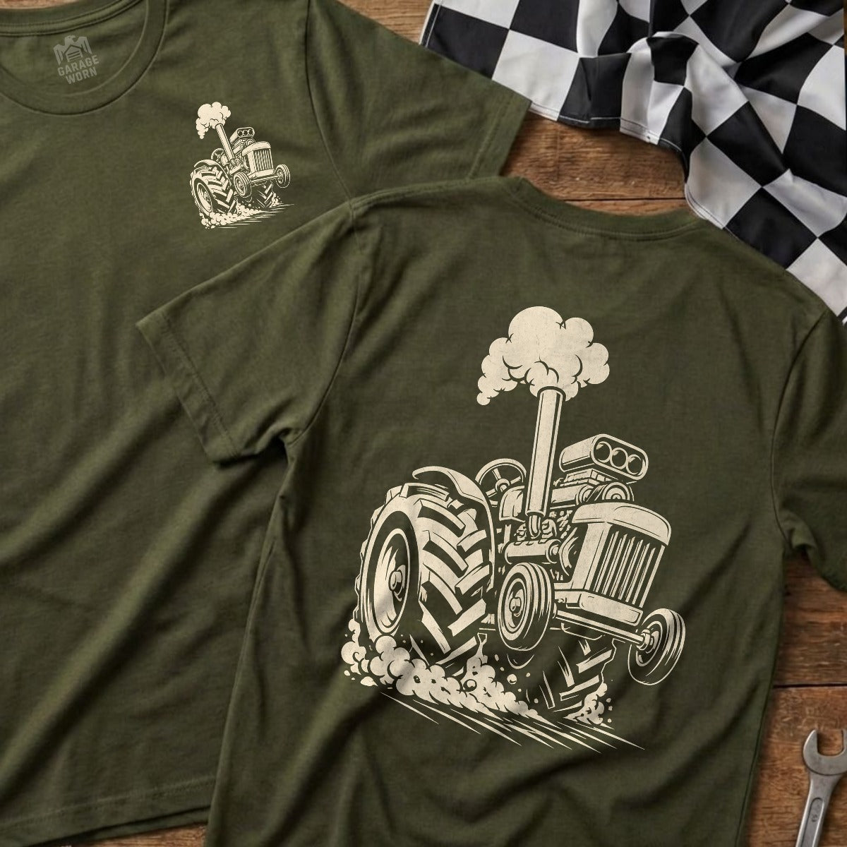Military Green | Front & Back