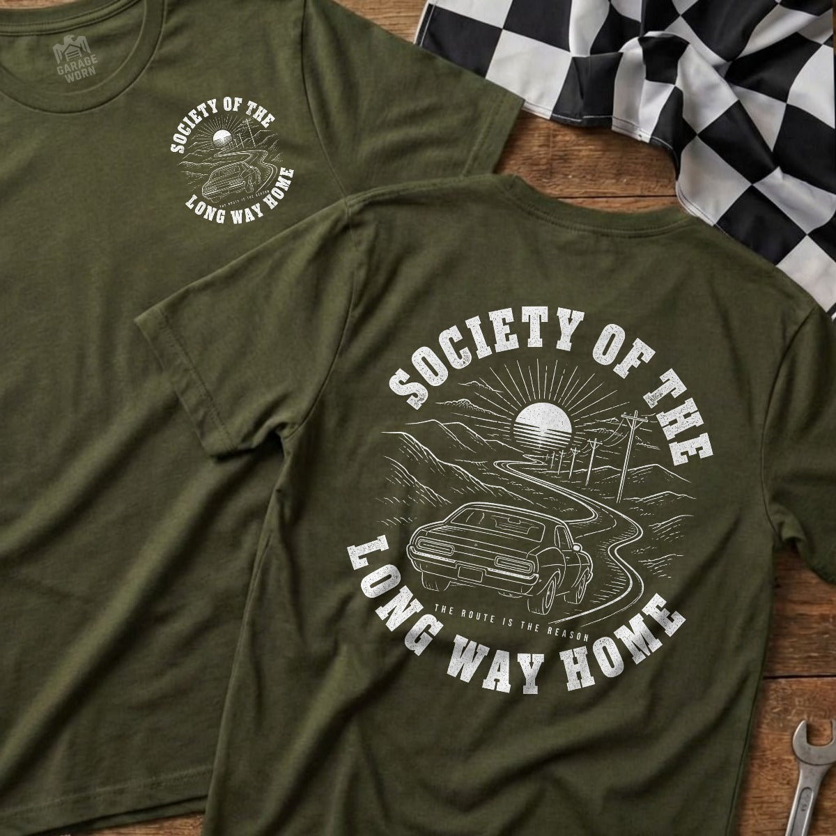 Military Green | Front & Back