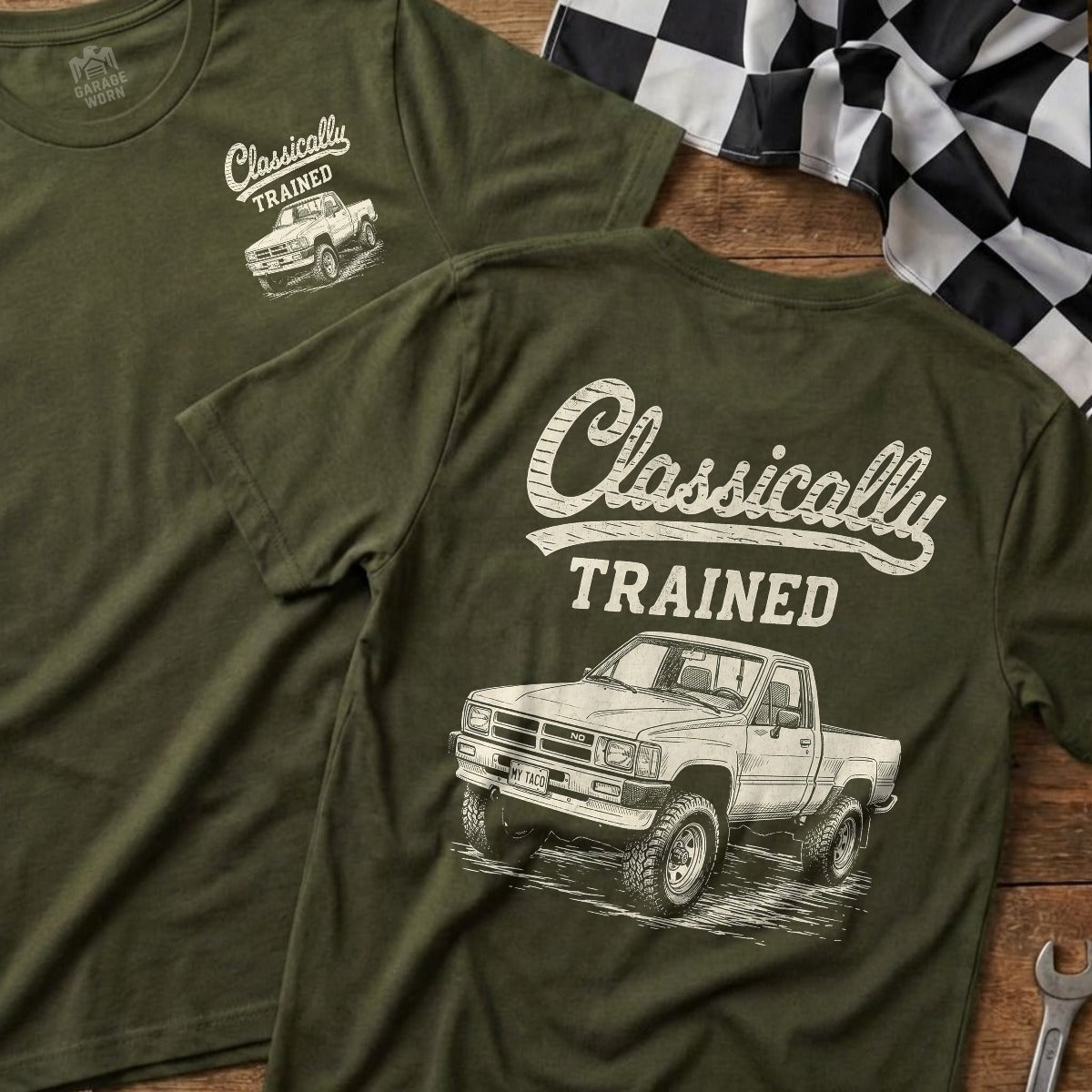 Military Green | Front & Back