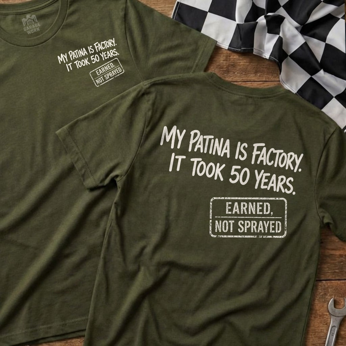 Military Green | Front & Back