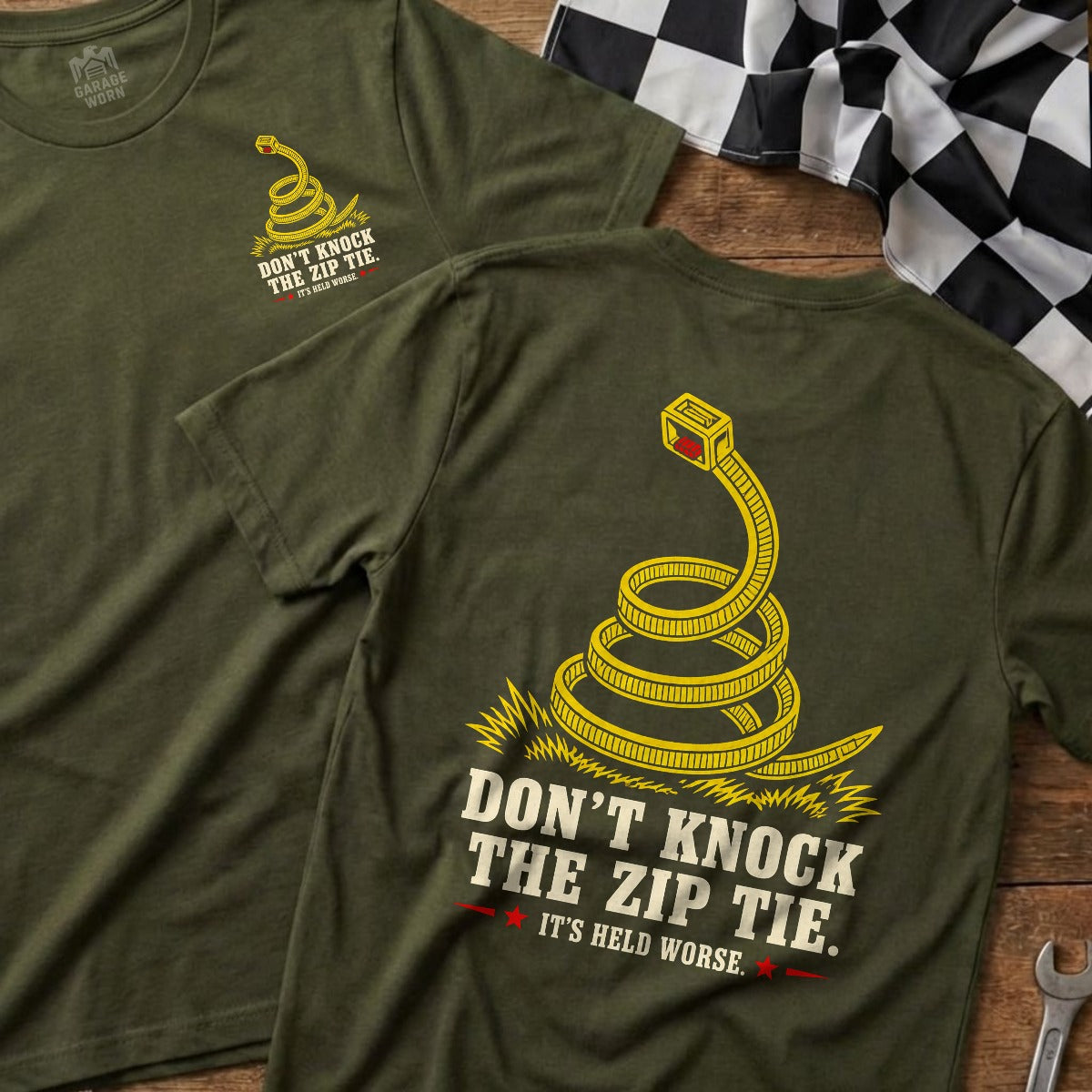 Military Green | Front & Back