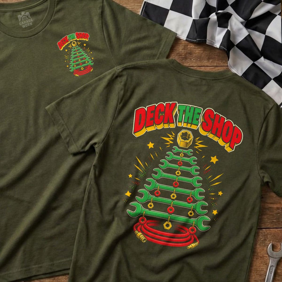 Military Green | Front & Back