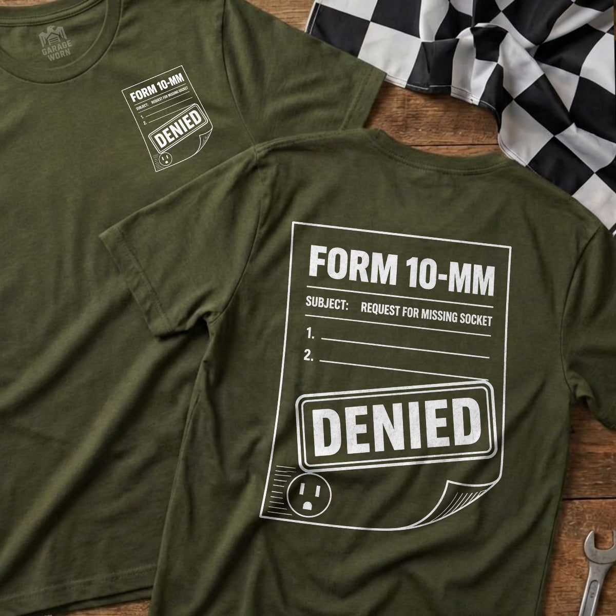 Military Green | Front & Back