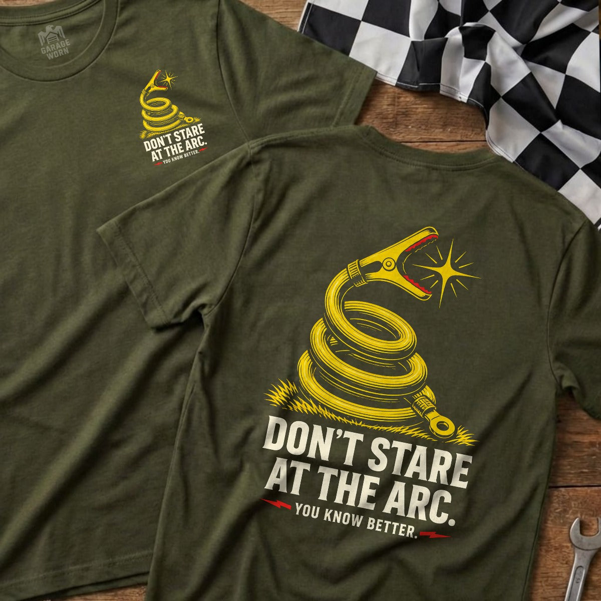 Military Green | Front & Back