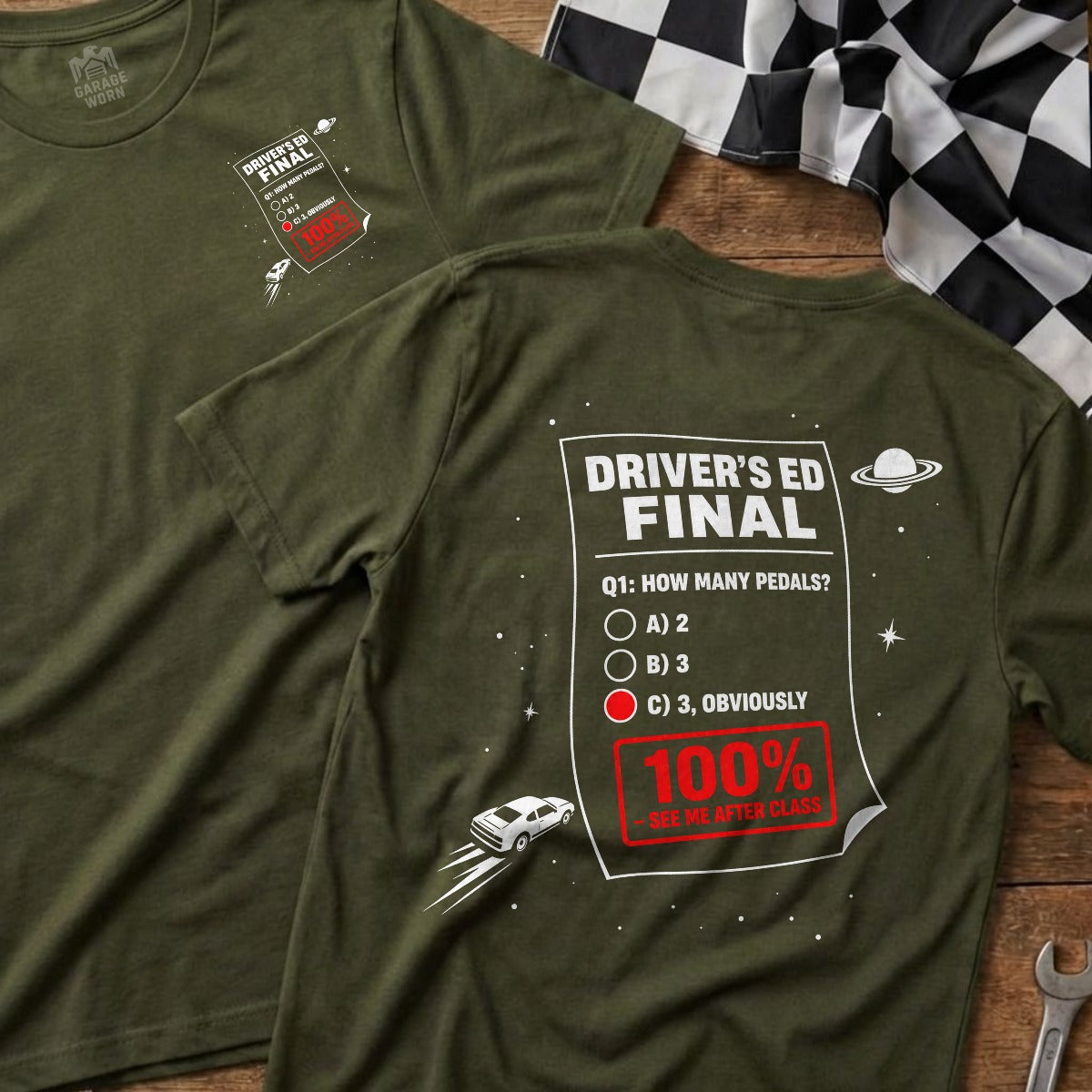 Military Green | Front & Back