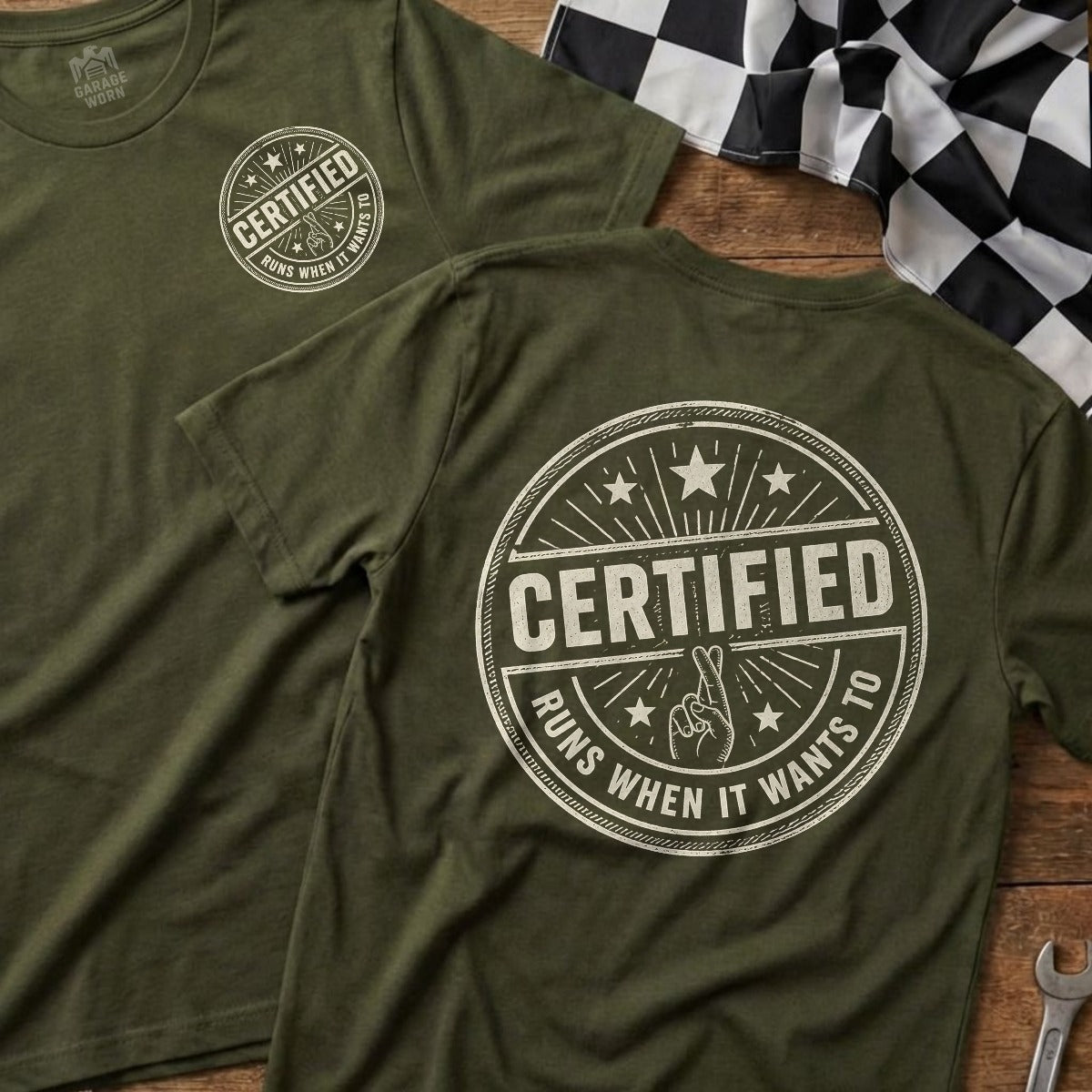 Military Green | Front & Back