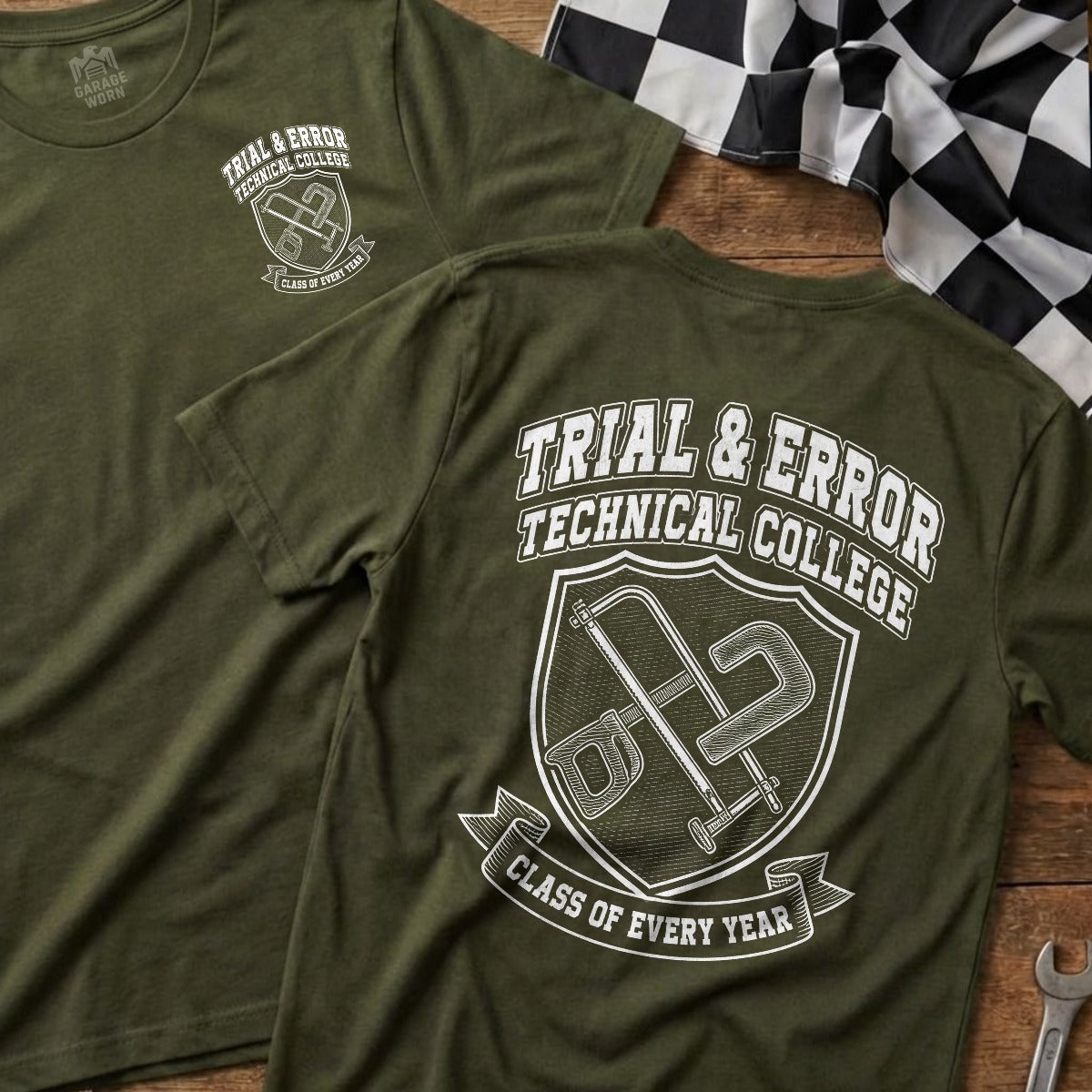Military Green | Front & Back