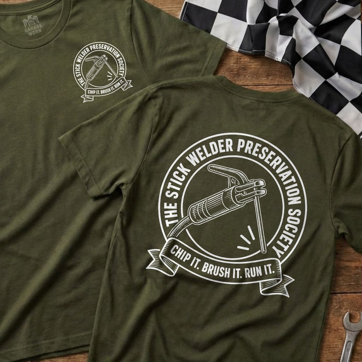 Military Green | Front & Back