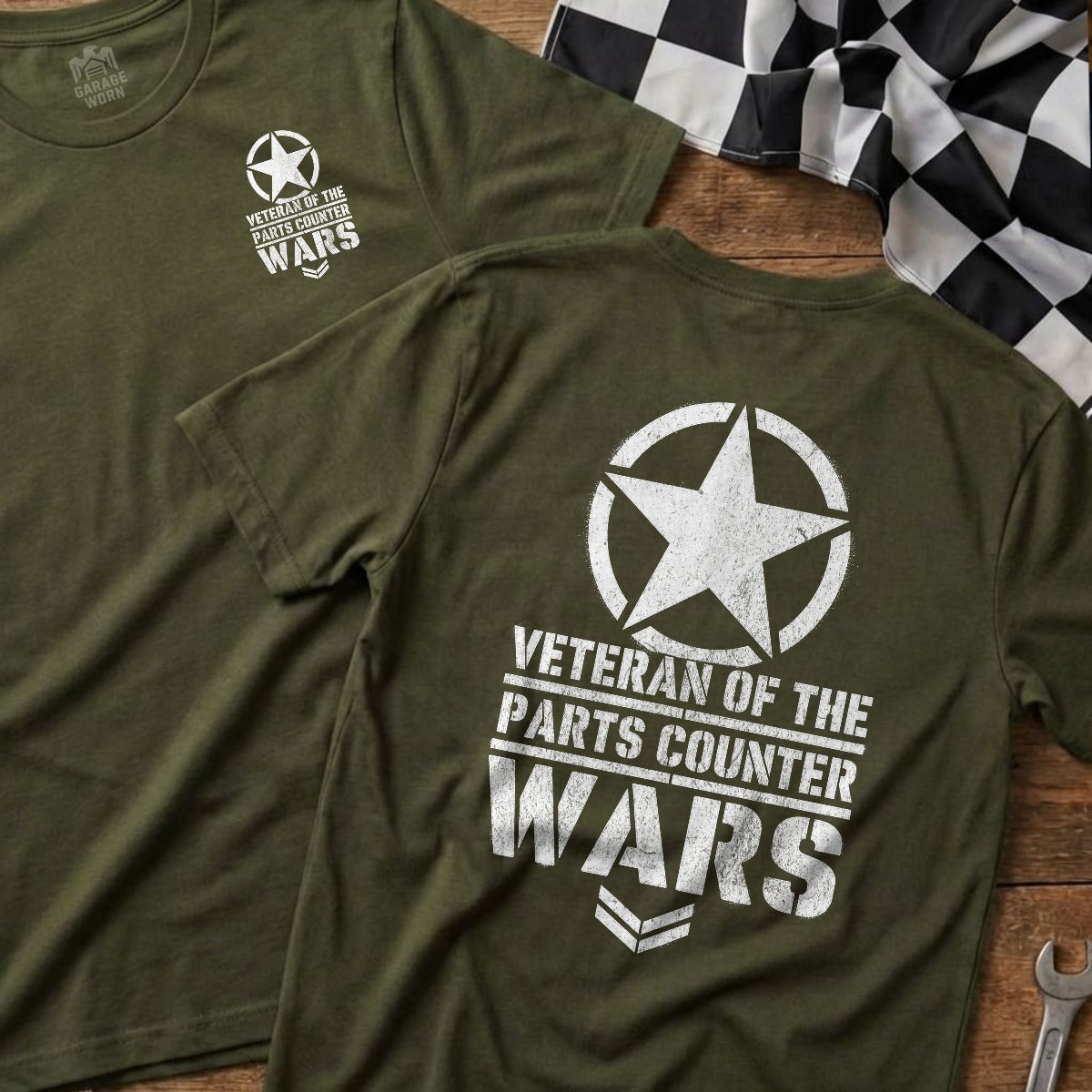 Military Green | Front & Back
