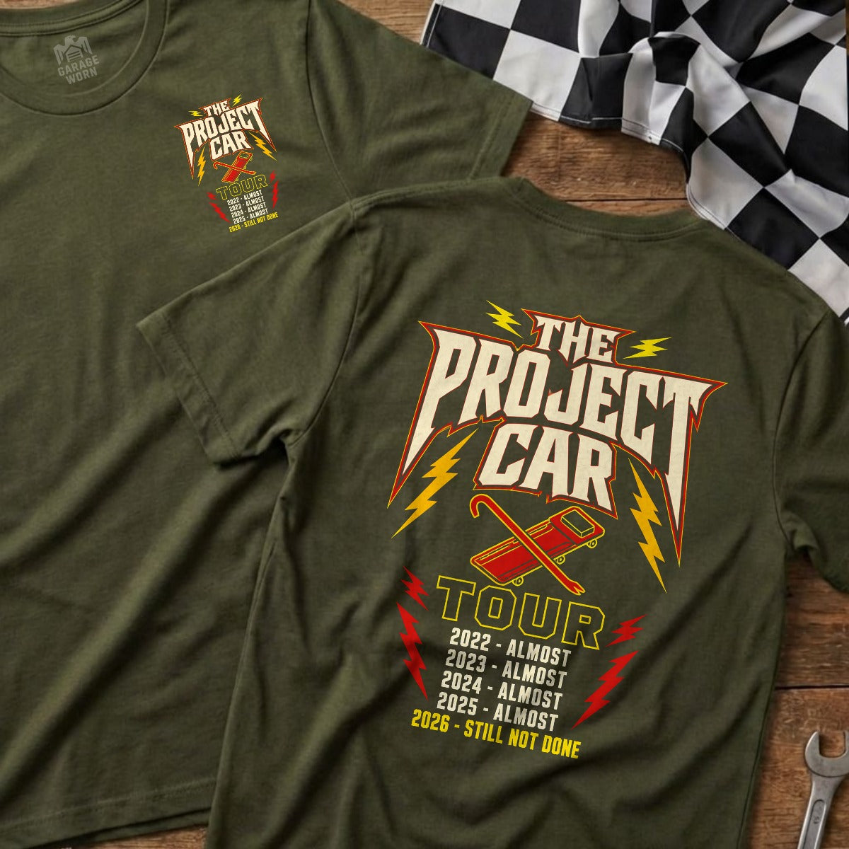 Military Green | Front & Back