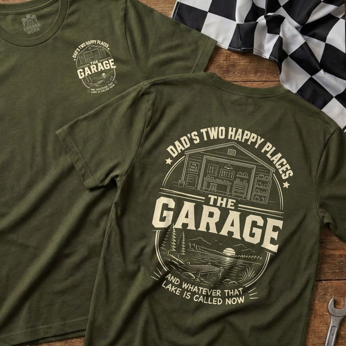 Military Green | Front & Back
