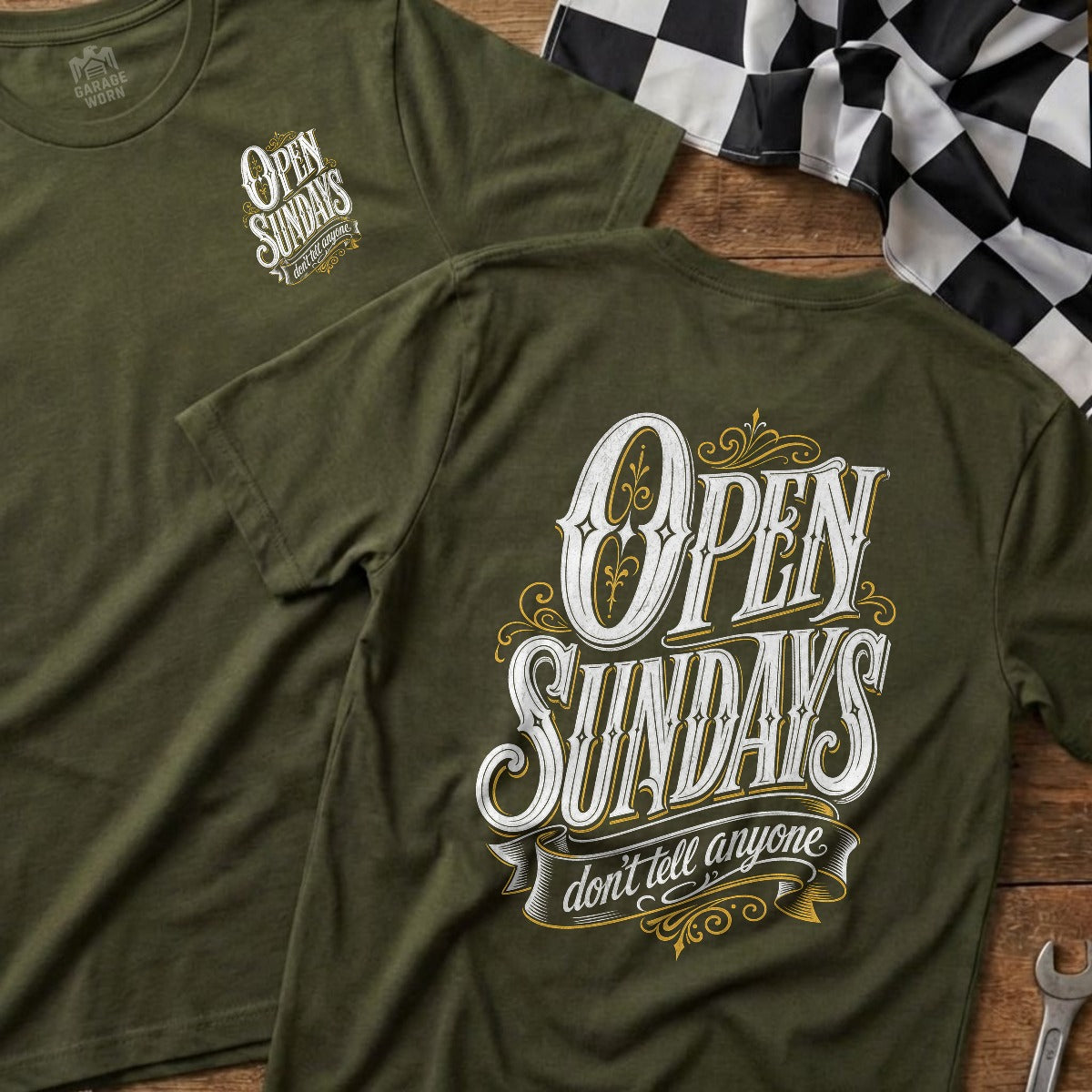Military Green | Front & Back