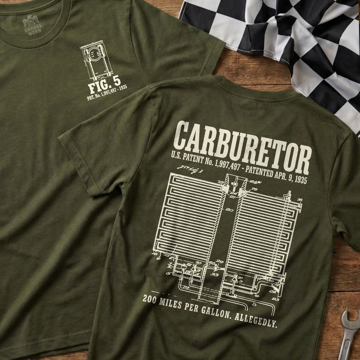 Military Green | Front & Back