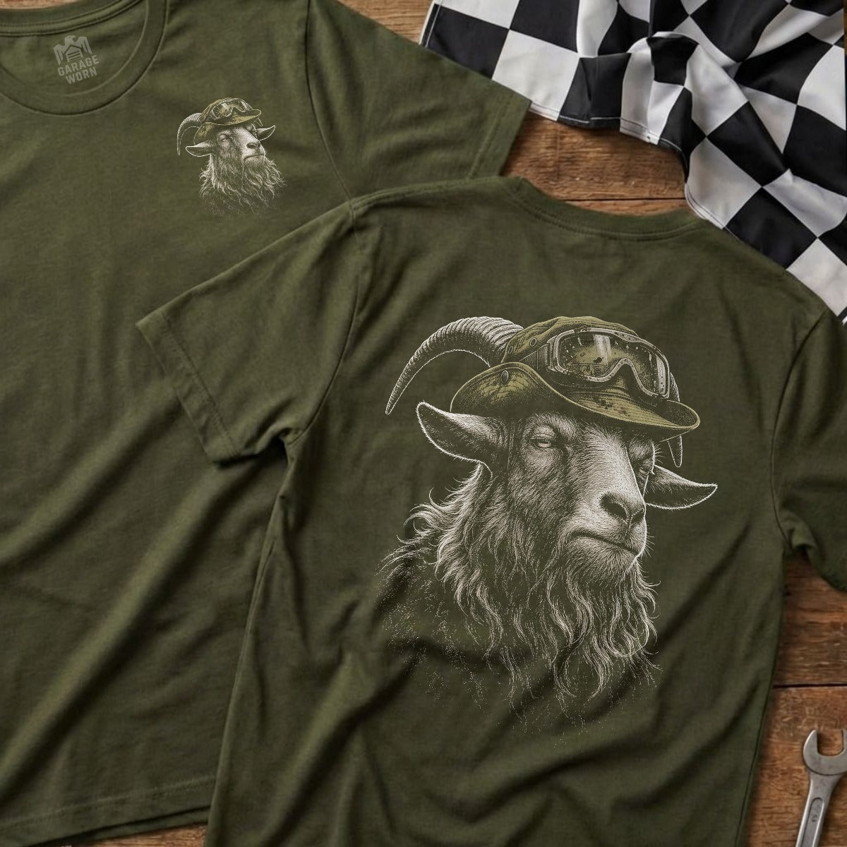 Military Green | Front & Back