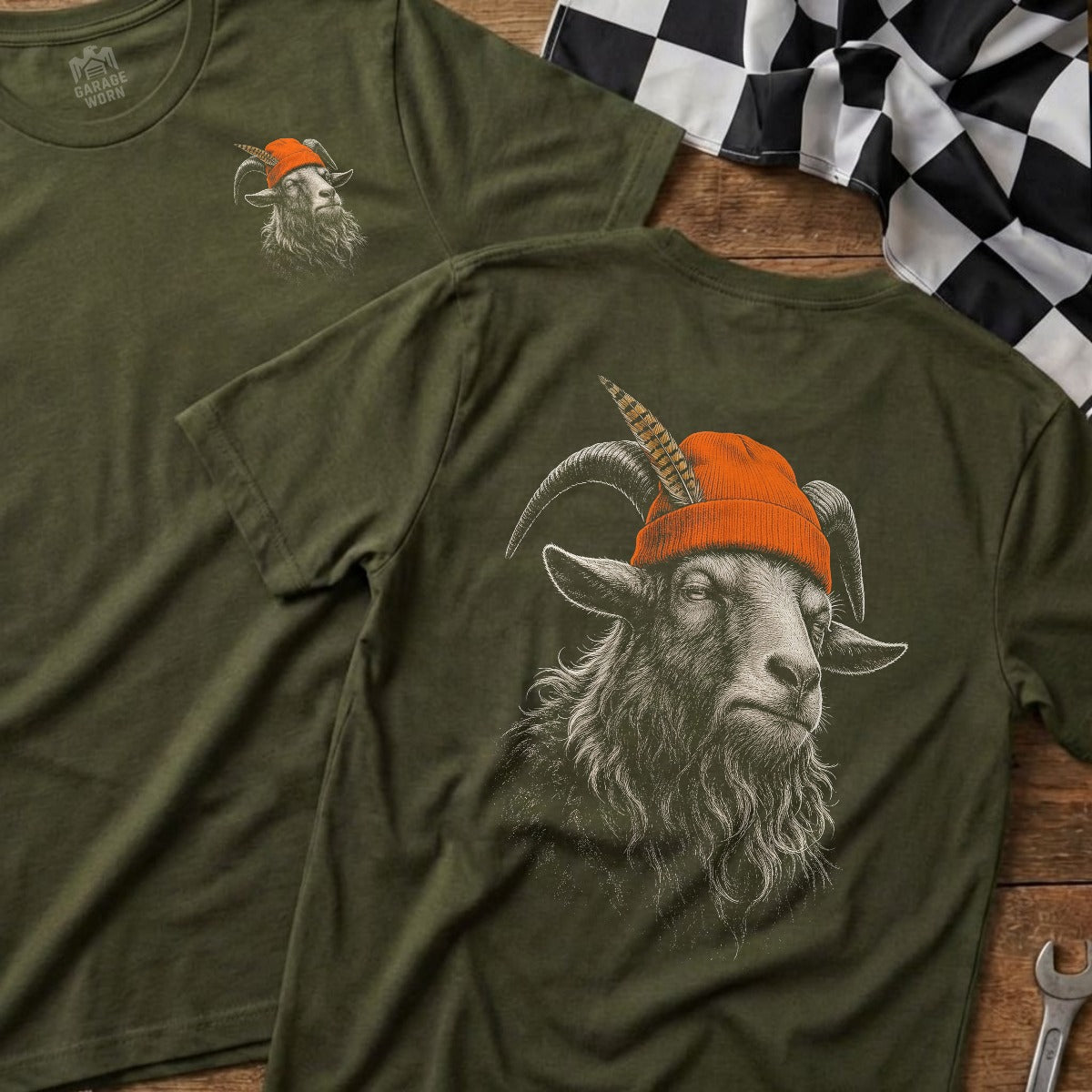 Military Green | Front & Back