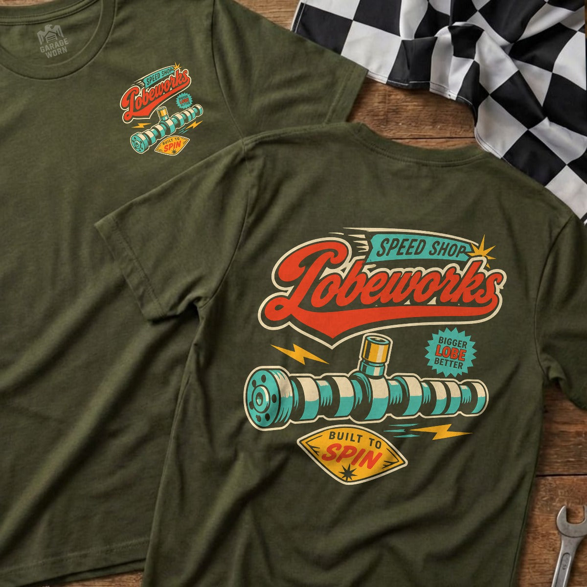 Military Green | Front & Back