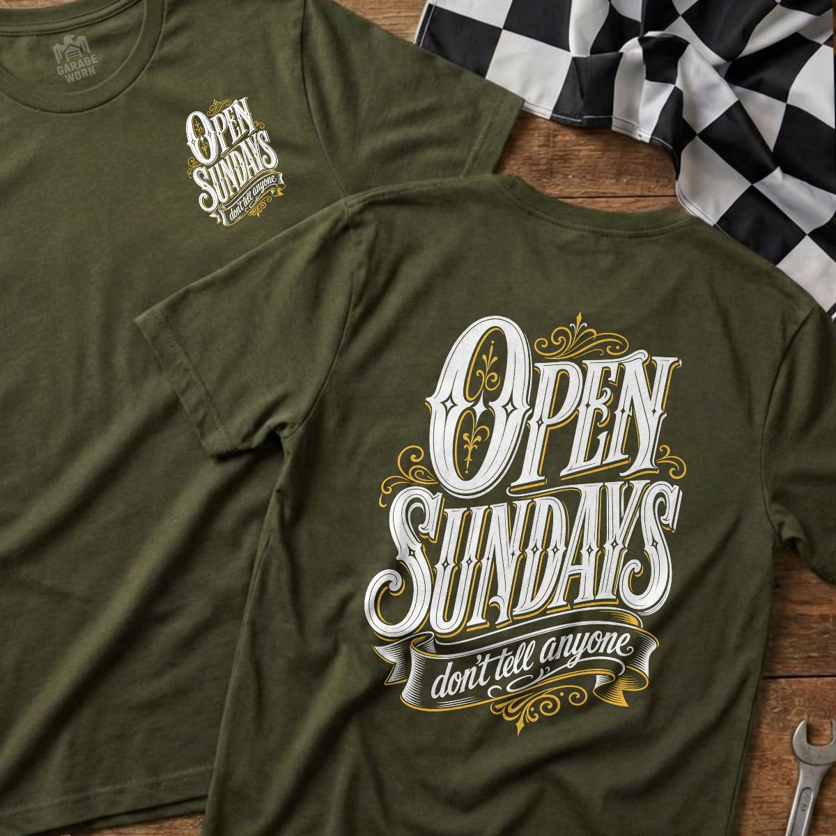 Military Green | Front & Back