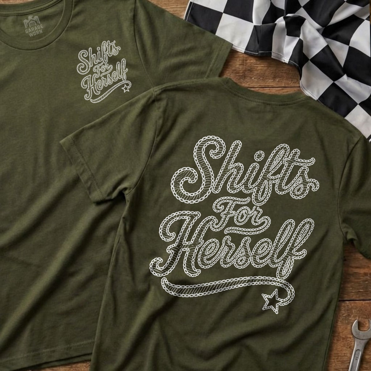 Military Green | Front & Back