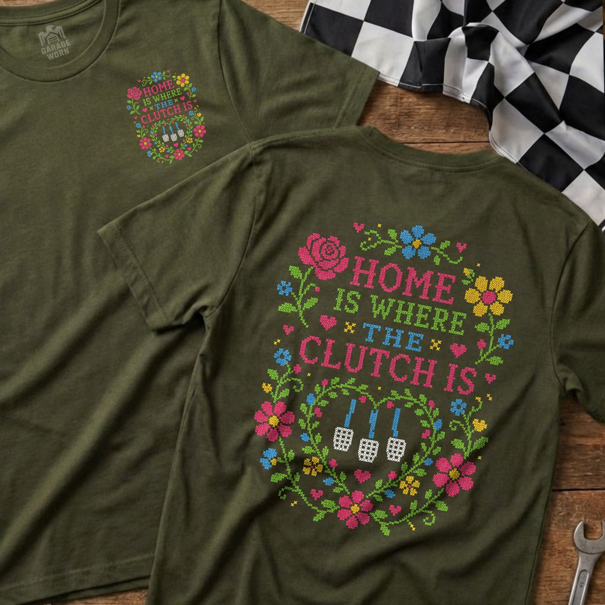 Military Green | Front & Back