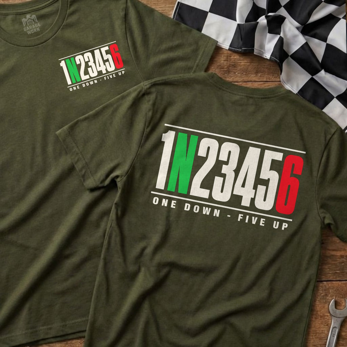 Military Green | Front & Back