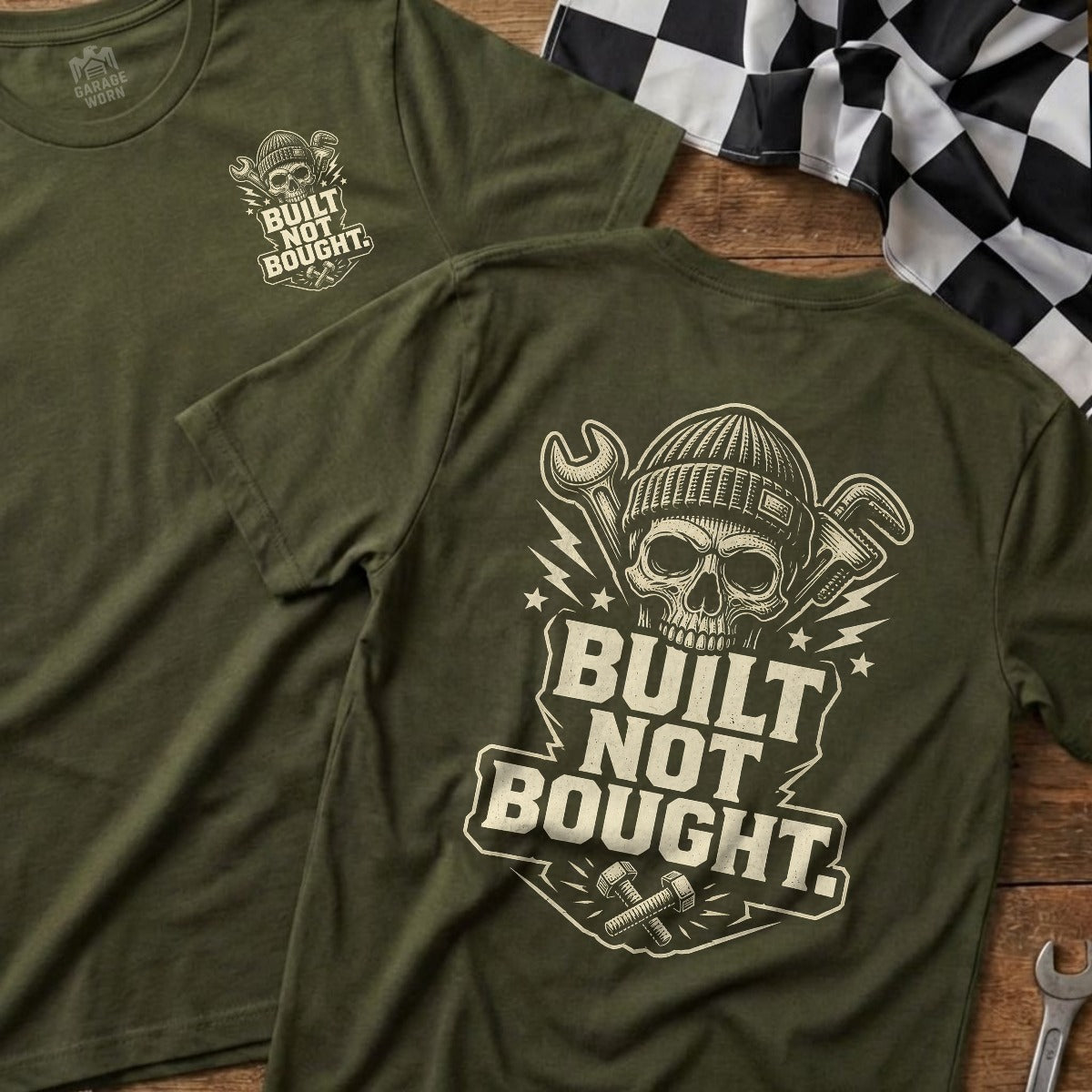 Military Green | Front & Back