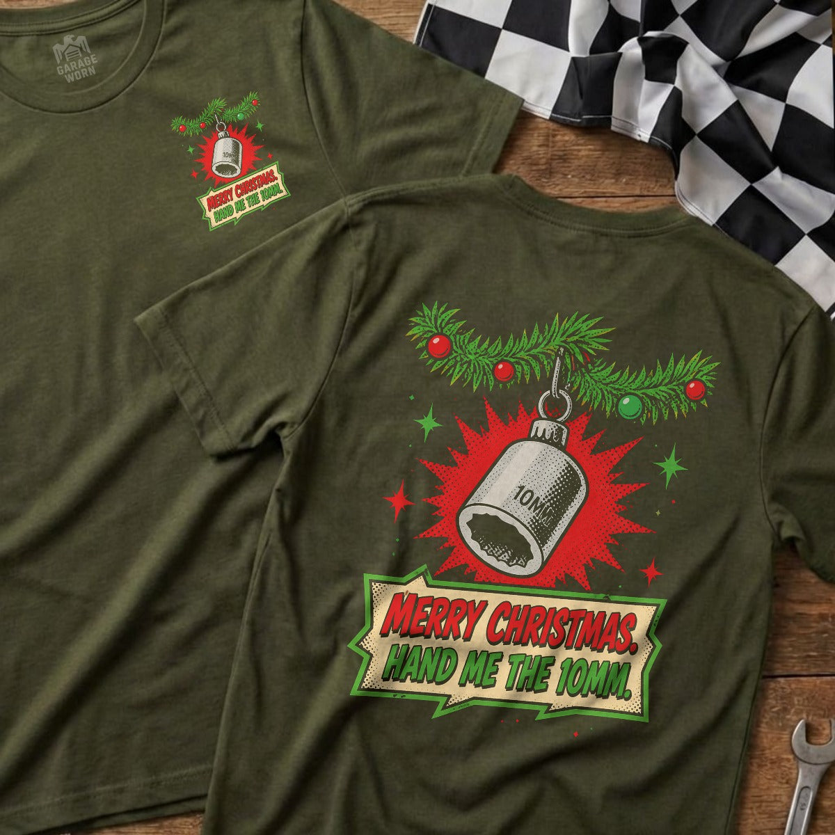Military Green | Front & Back