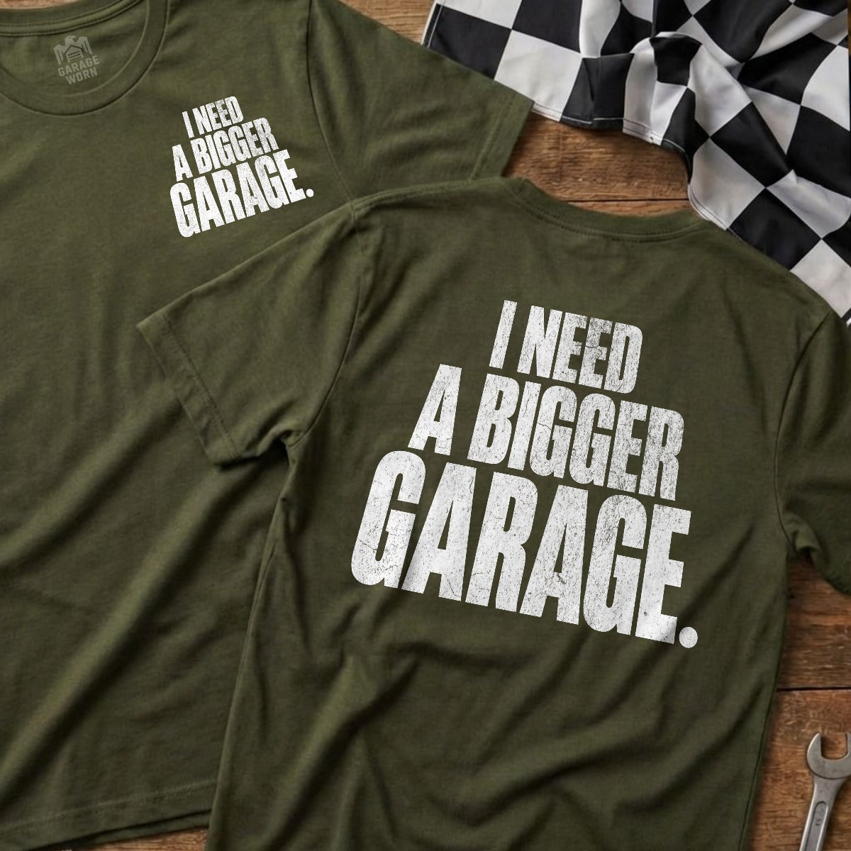 Military Green | Front & Back