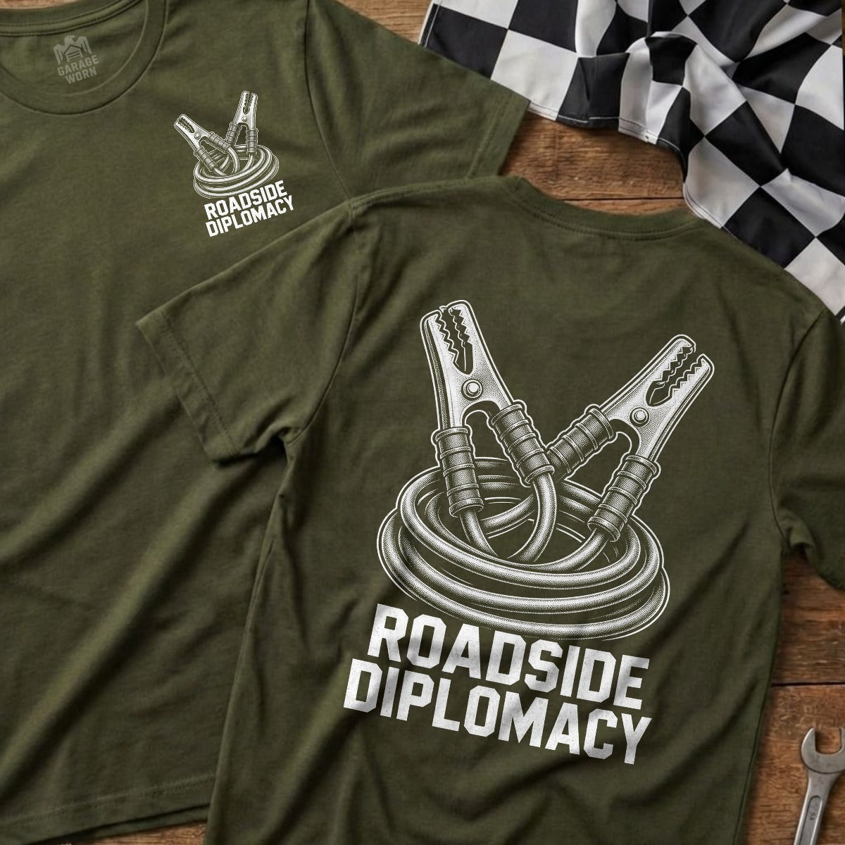 Military Green | Front & Back