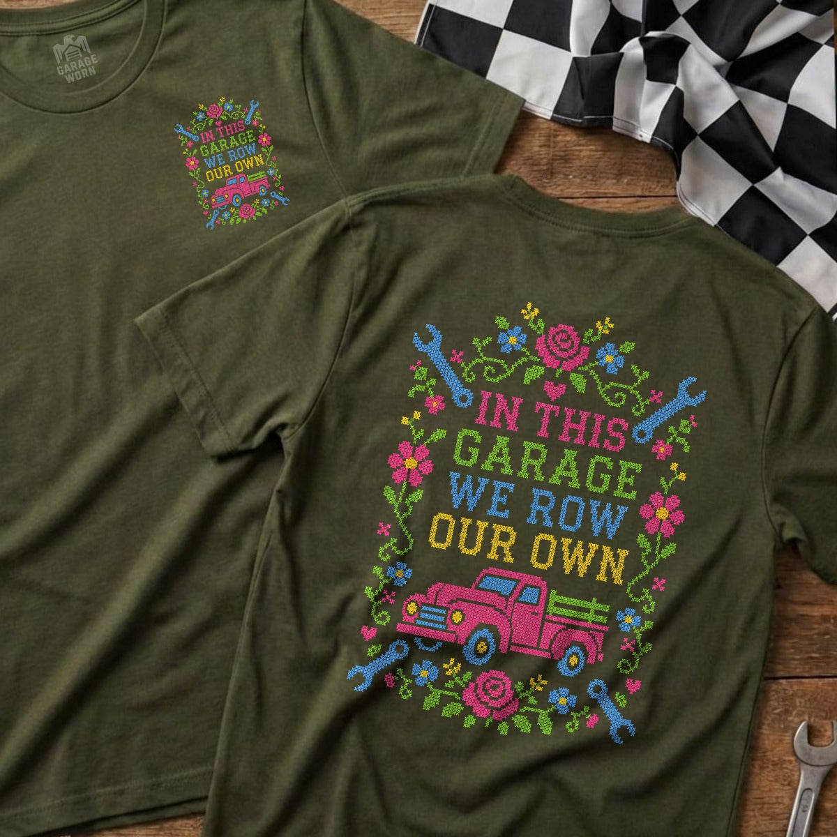 Military Green | Front & Back