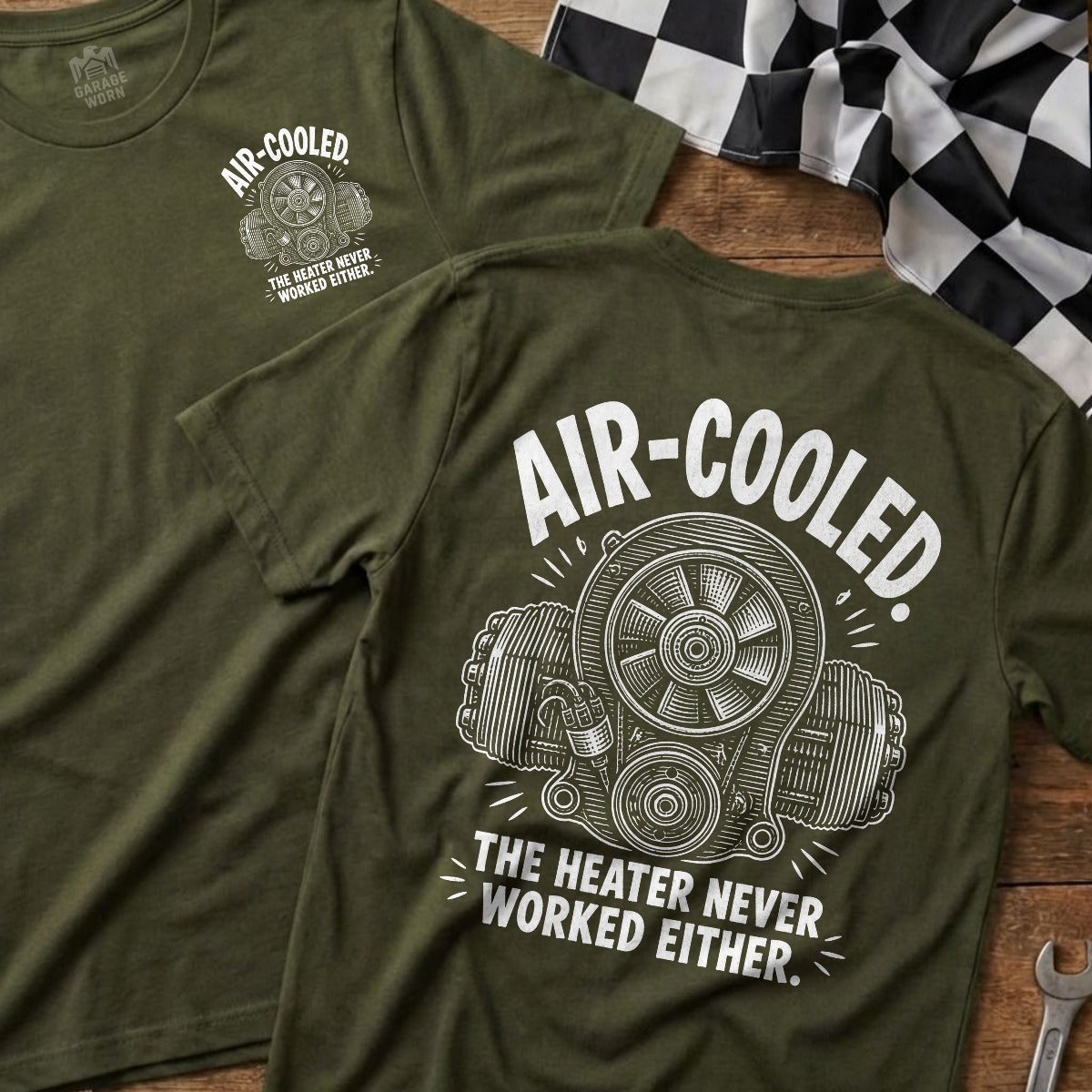 Military Green | Front & Back