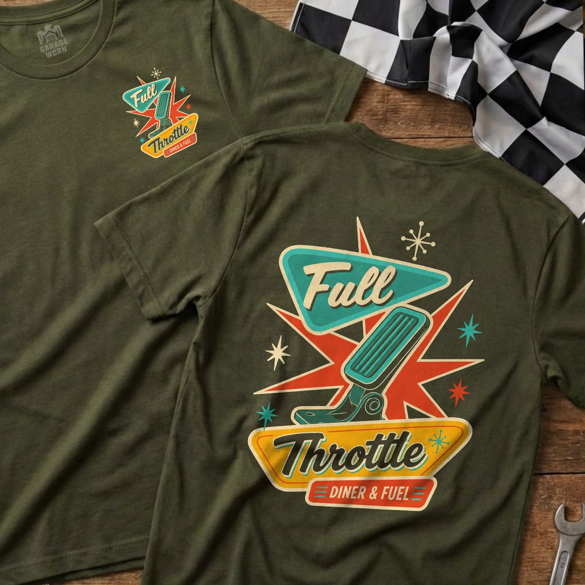 Military Green | Front & Back