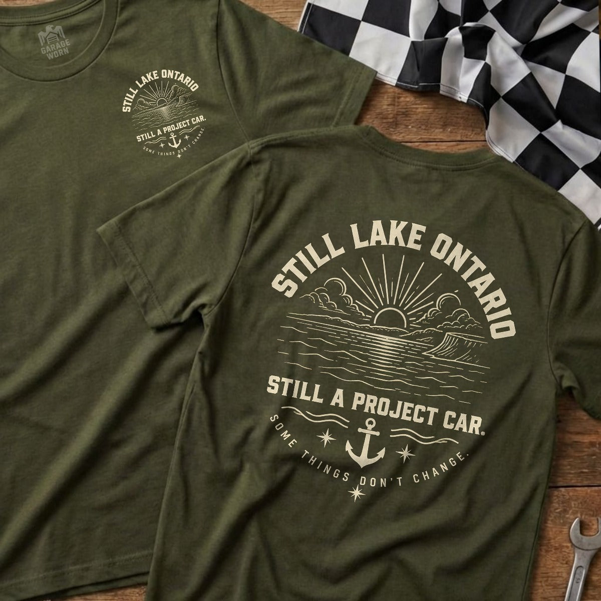 Military Green | Front & Back