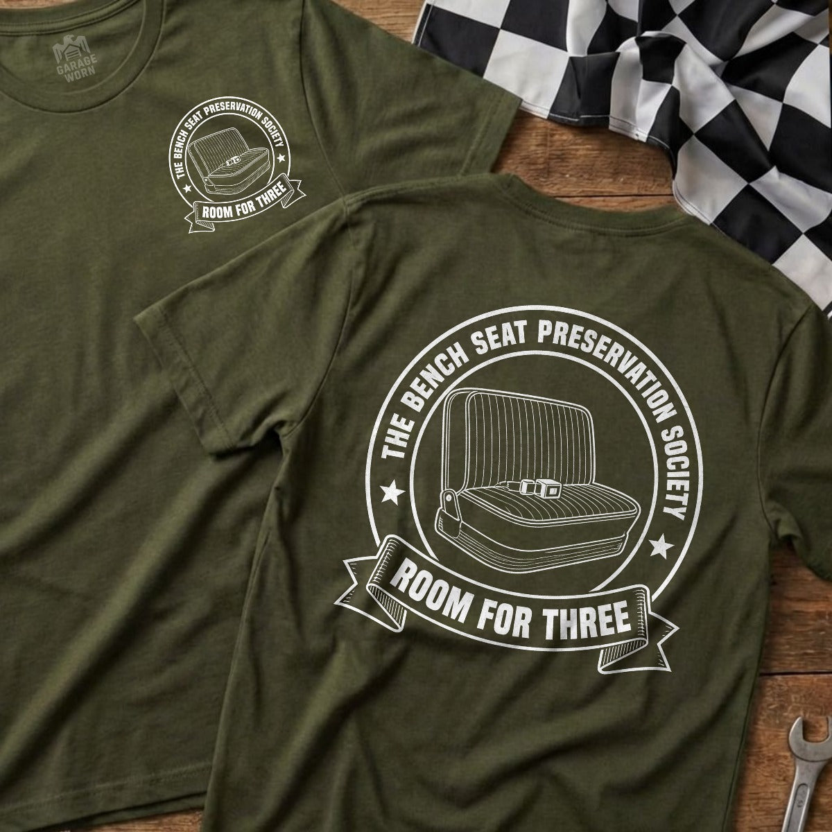 Military Green | Front & Back