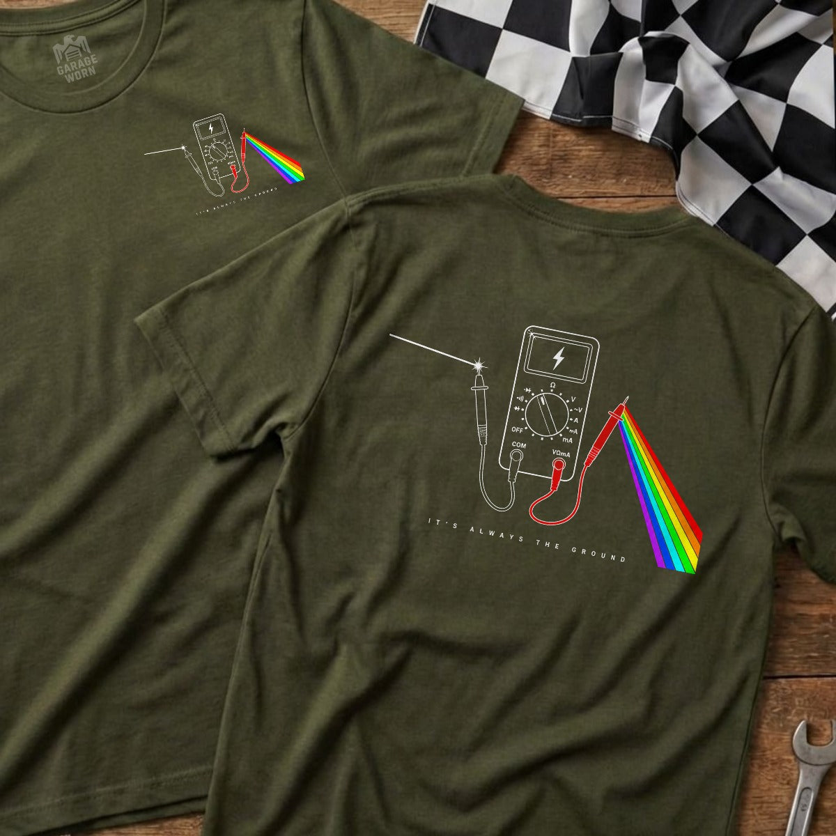 Military Green | Front & Back