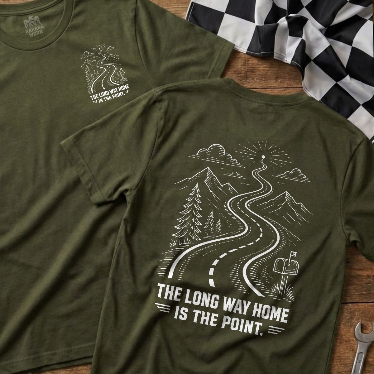 Military Green | Front & Back