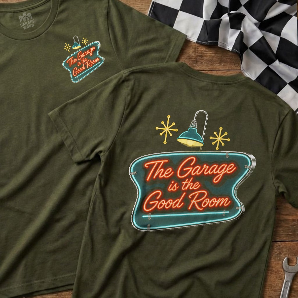 Military Green | Front & Back