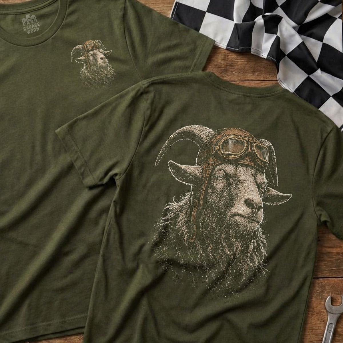 Military Green | Front & Back