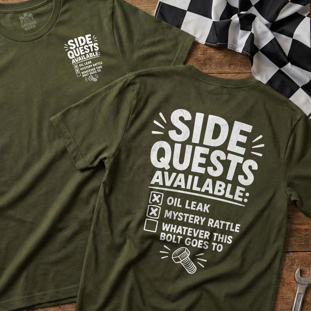Military Green | Front & Back