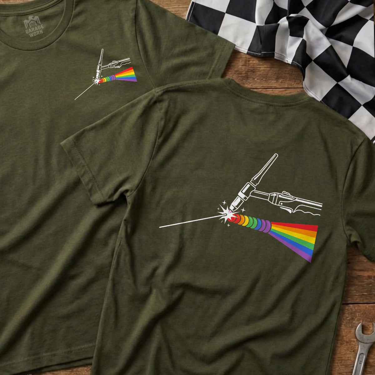 Military Green | Front & Back