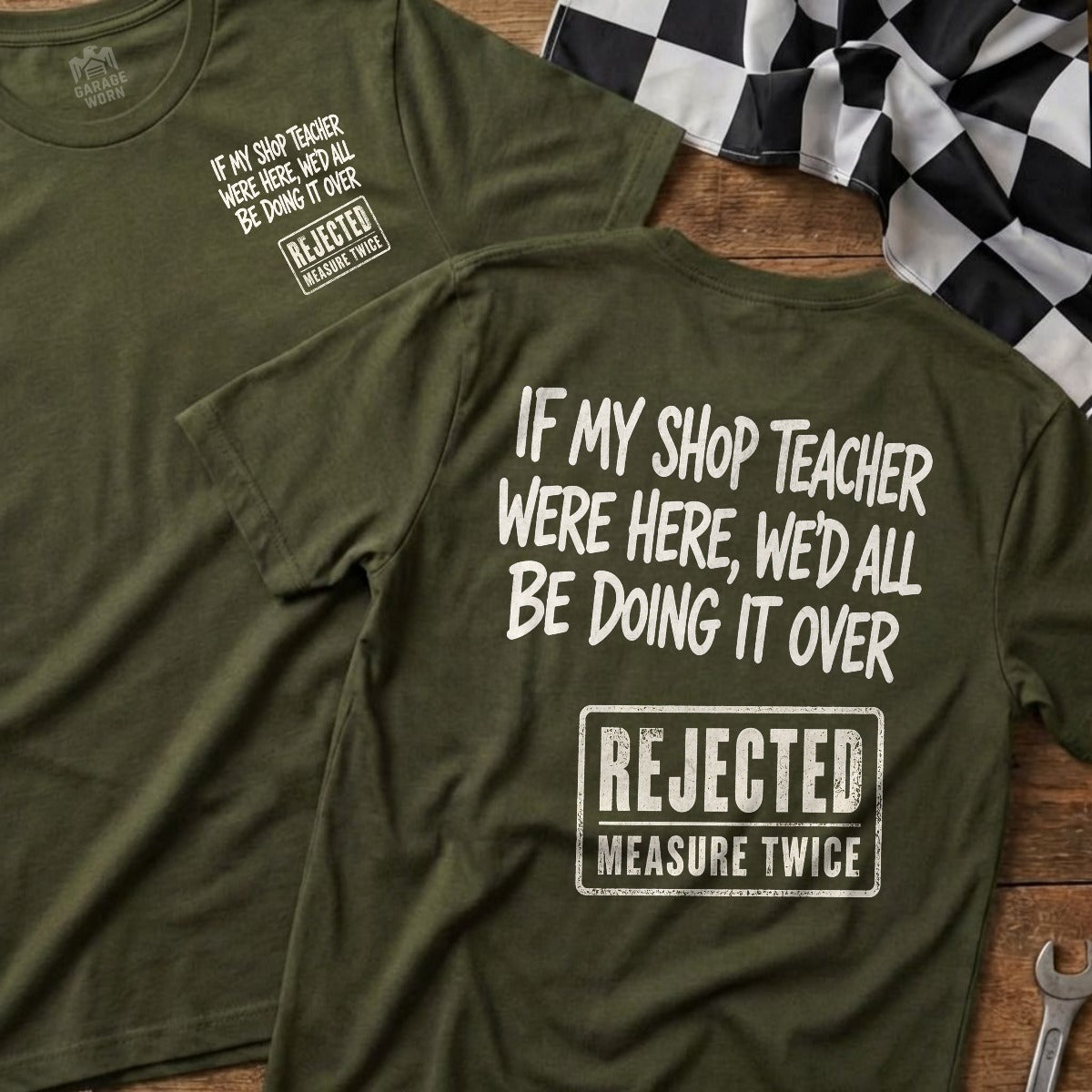 Military Green | Front & Back