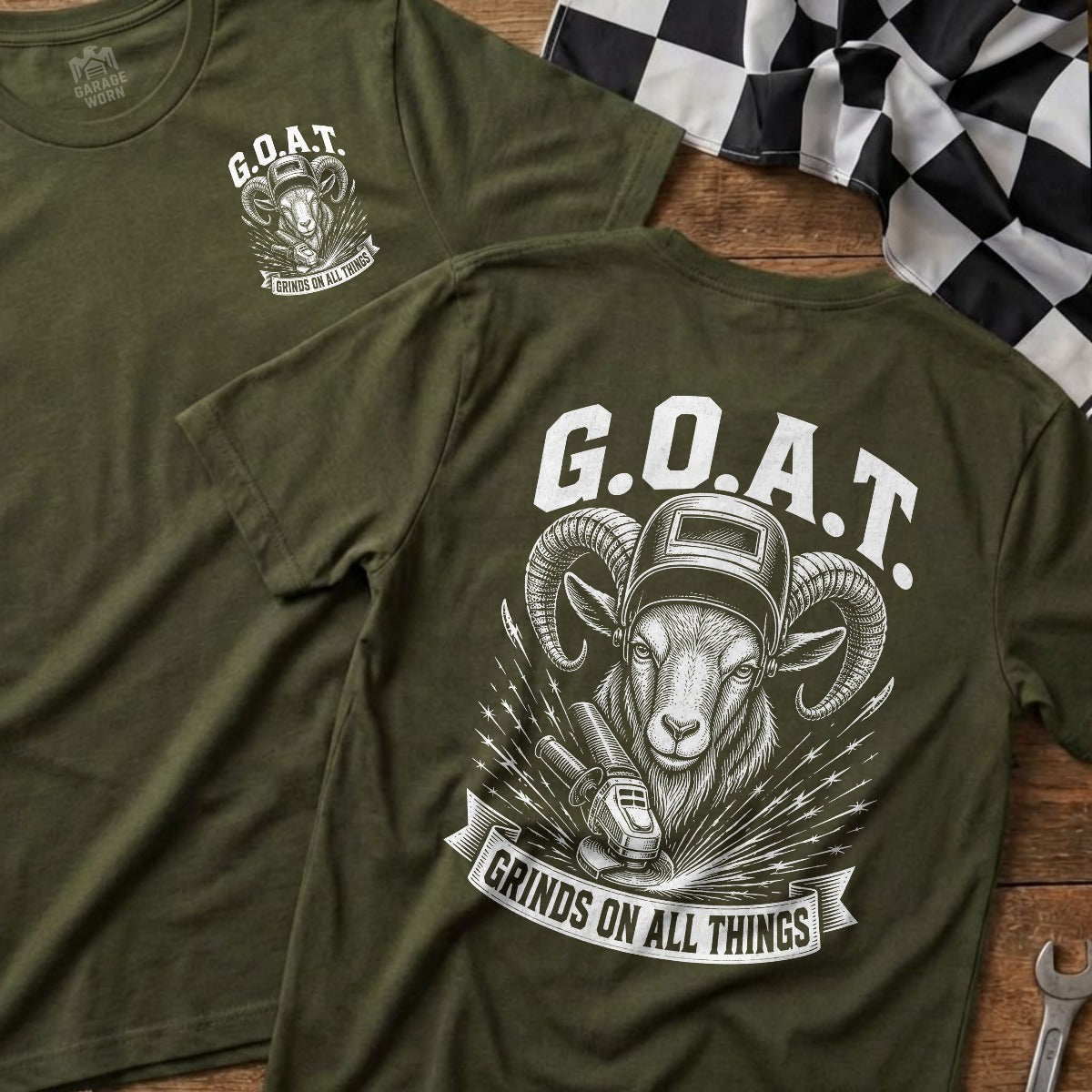 Military Green | Front & Back