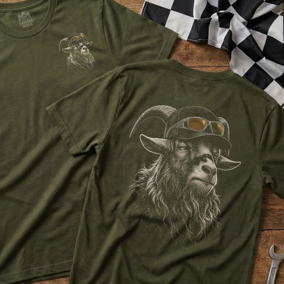 Military Green | Front & Back