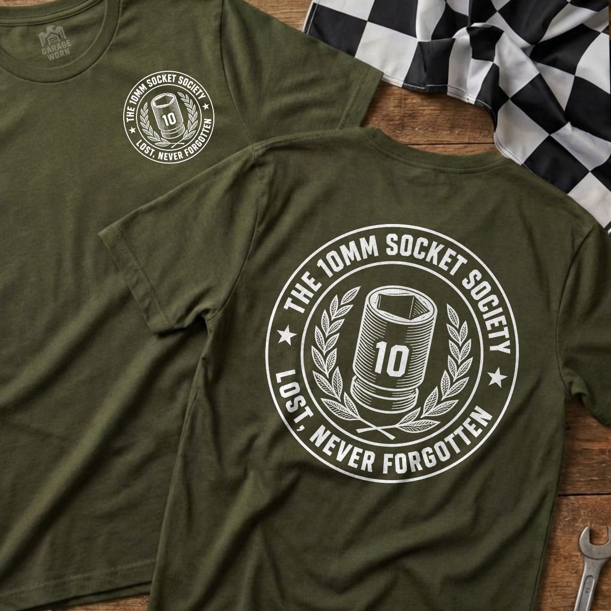 Military Green | Front & Back