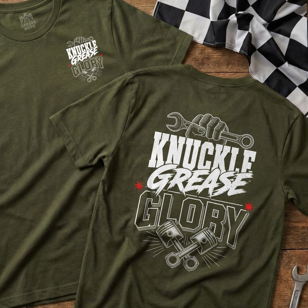 Military Green | Front & Back