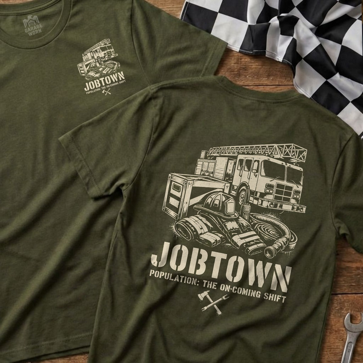 Military Green | Front & Back