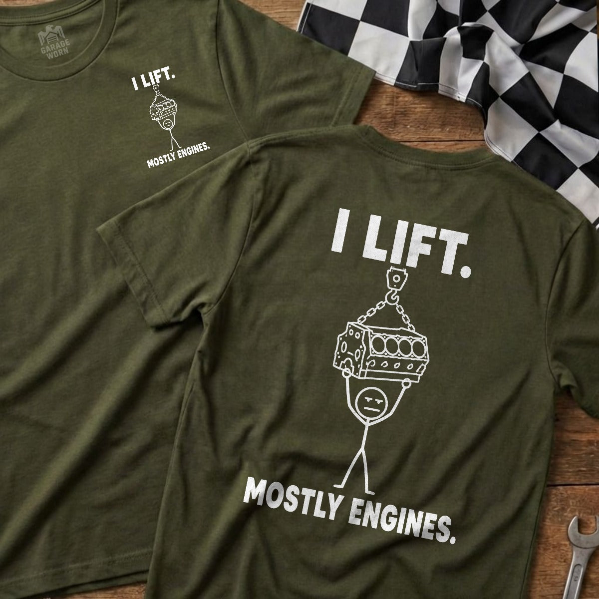Military Green | Front & Back