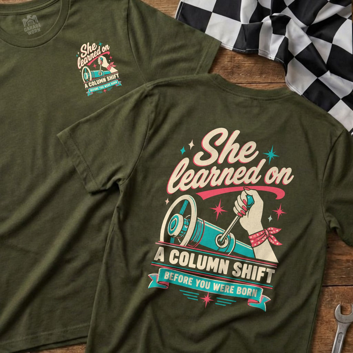 Military Green | Front & Back