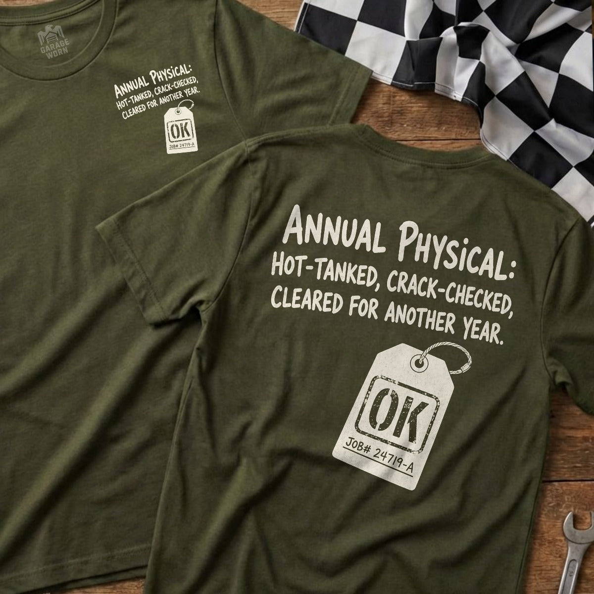 Military Green | Front & Back