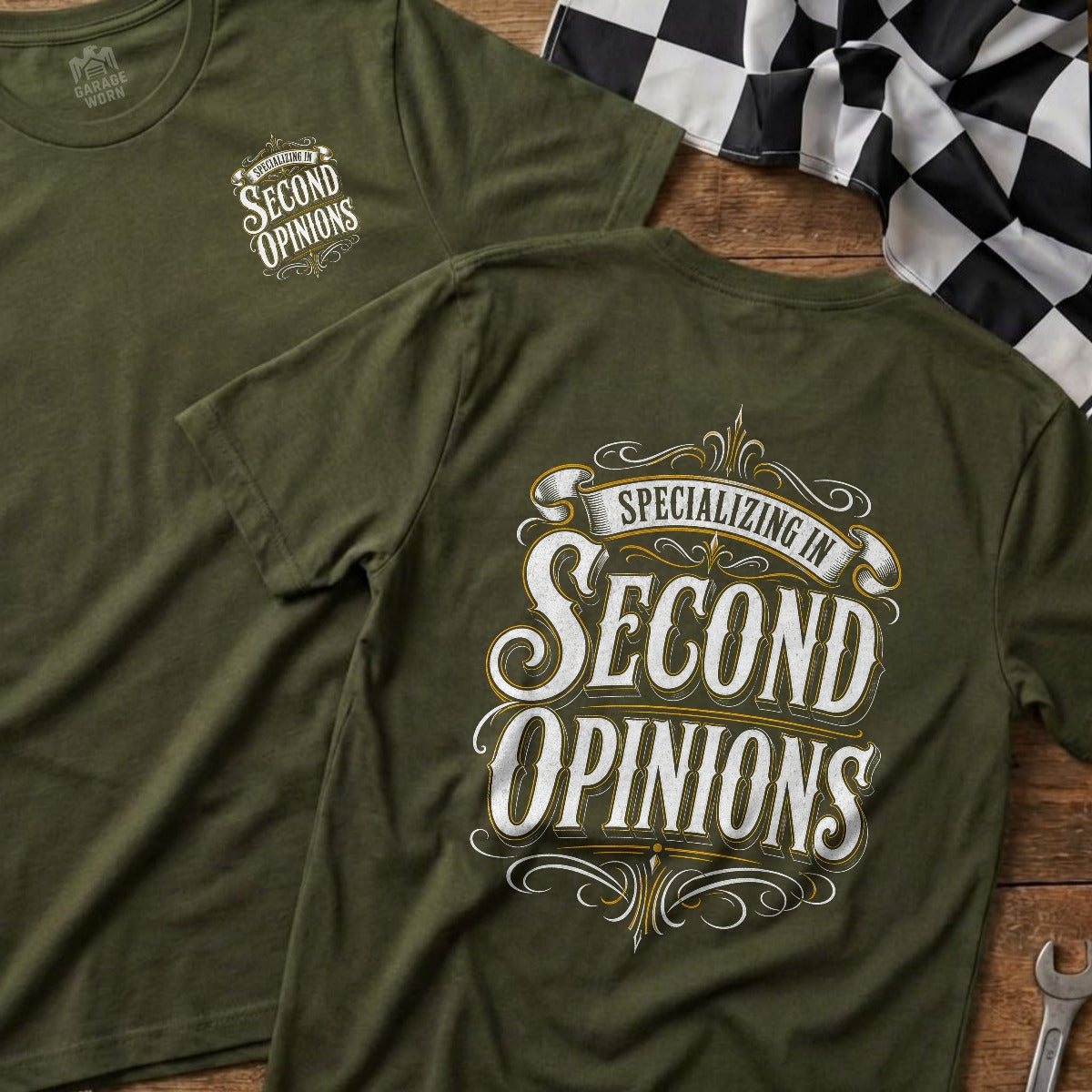 Military Green | Front & Back